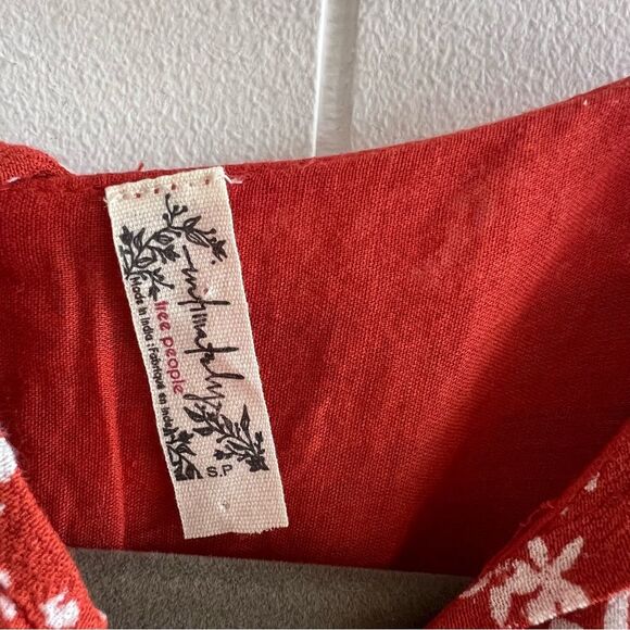 Free People Dessa Bodysuit Rust Combo - Picture 5 of 16